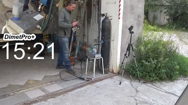 Холодное газодинамическое напыление металла азотом