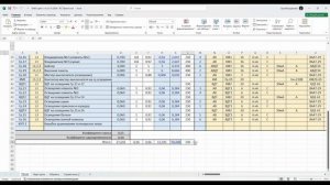 Таблица Exel для создания однолинейных схем в AutoCAD.