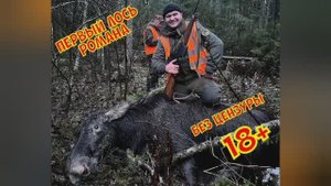 Первый лось.