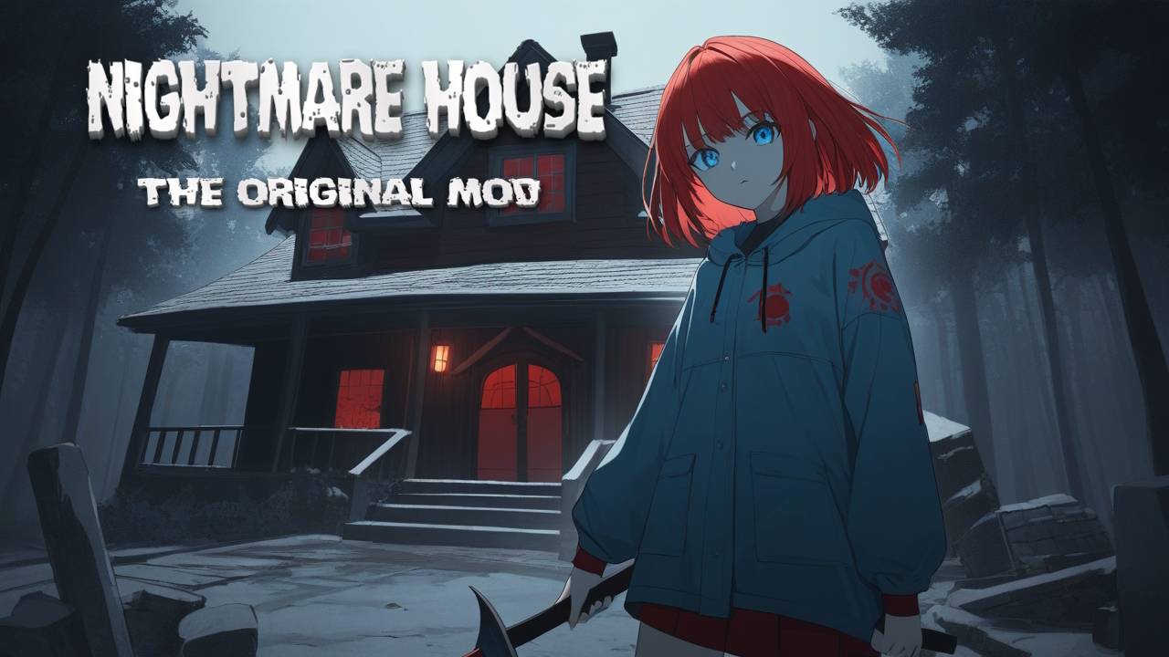 ПЕРВЫЙ ДОМ КОШМАРОВ - NIGHTMARE HOUSE THE ORIGINAL MOD//Part 1////КАРНАВАЛ УЖАСОВ 2.0//feat HACKI