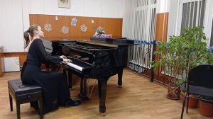 Ф. Лист, Юношеский этюд N9. ,,Воспоминание" 
Синягина Дарья.