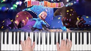 МАША И МЕДВЕДЬ НОВОГОДНЯЯ ПЕСНЯ КАВЕР НА СИНТЕЗАТОРЕ YAMAHA PSR s670
