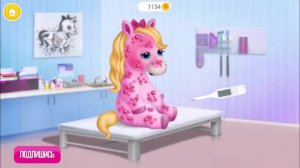 4  Маленькие Радужных Пони ЗАБОЛЕЛИ!  У Врача Игра Мультик для девочек My Little Pony