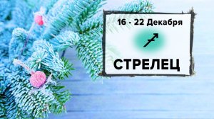 СТРЕЛЕЦ ♐ 16 - 22 Декабря 2024 | Расклад таро на неделю для знака Зодиака Стрелец