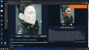 Перерисовка лица в FORGE используя Instant ID