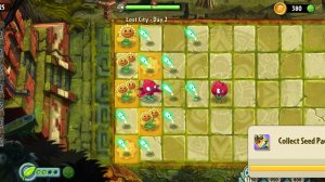 День 2 Затерянный город (Lost City) Plants vs Zombies 2