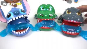 King Cobra and Snake appeared! Transform into super Stitch, Crocodile, Dinosaur!! - DuDuPopTOY