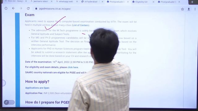 IIIT HYDERABAD |PGEE EXAM NOTIFICATION |ADMISION PROCESS|M.TECH,MS,PHD| IMPORTANT DATES