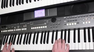 YESTERDAY THE BEATLES COVER  YAMAHA PSR s670