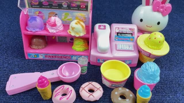 Развивающие игрушки. Игровой набор "мороженое и паровозик Hello Kitty". Для малышей мультики. Игры смотреть онлайн