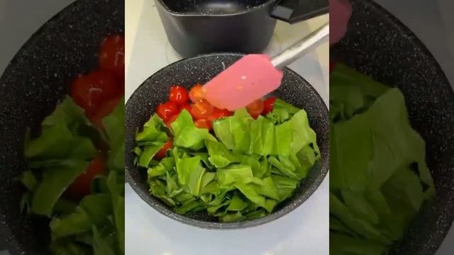 Рецепт пасты с индейкой в сливках🍝#паста #индейка #сыр #черри #курица #помидоры #макароны #рецепты
