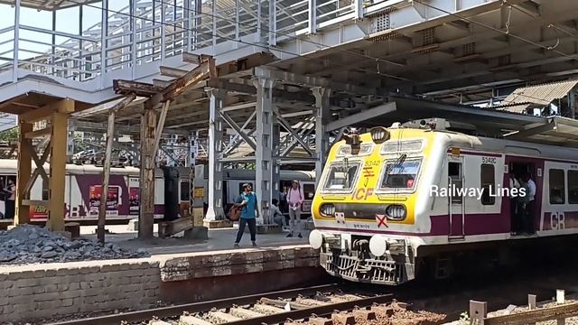 Mumbai Central Line EMU Trains 2 in 1 Speedy Local #mumbailocaltrains #indianrailways