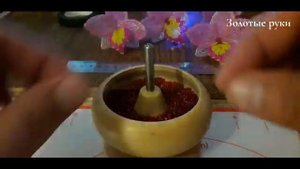 Орхидея из бисера своими руками.