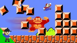 Повышение уровня: Donkey Kong играет в Super Mario Bros.