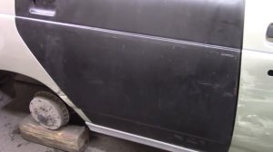 Кузовной ремонт. Боковой ремонт десятки. Body repair.