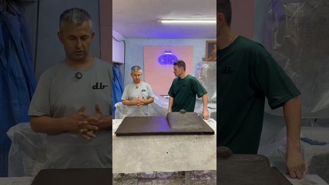 Черная Раковина из бетона