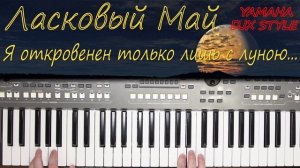 ЛАСКОВЫЙ МАЙ Я ОТКРОВЕНЕН ТОЛЬКО ЛИШЬ С ЛУНОЮ КАВЕР НА СИНТЕЗАТОРЕ YAMAHA PSR s670