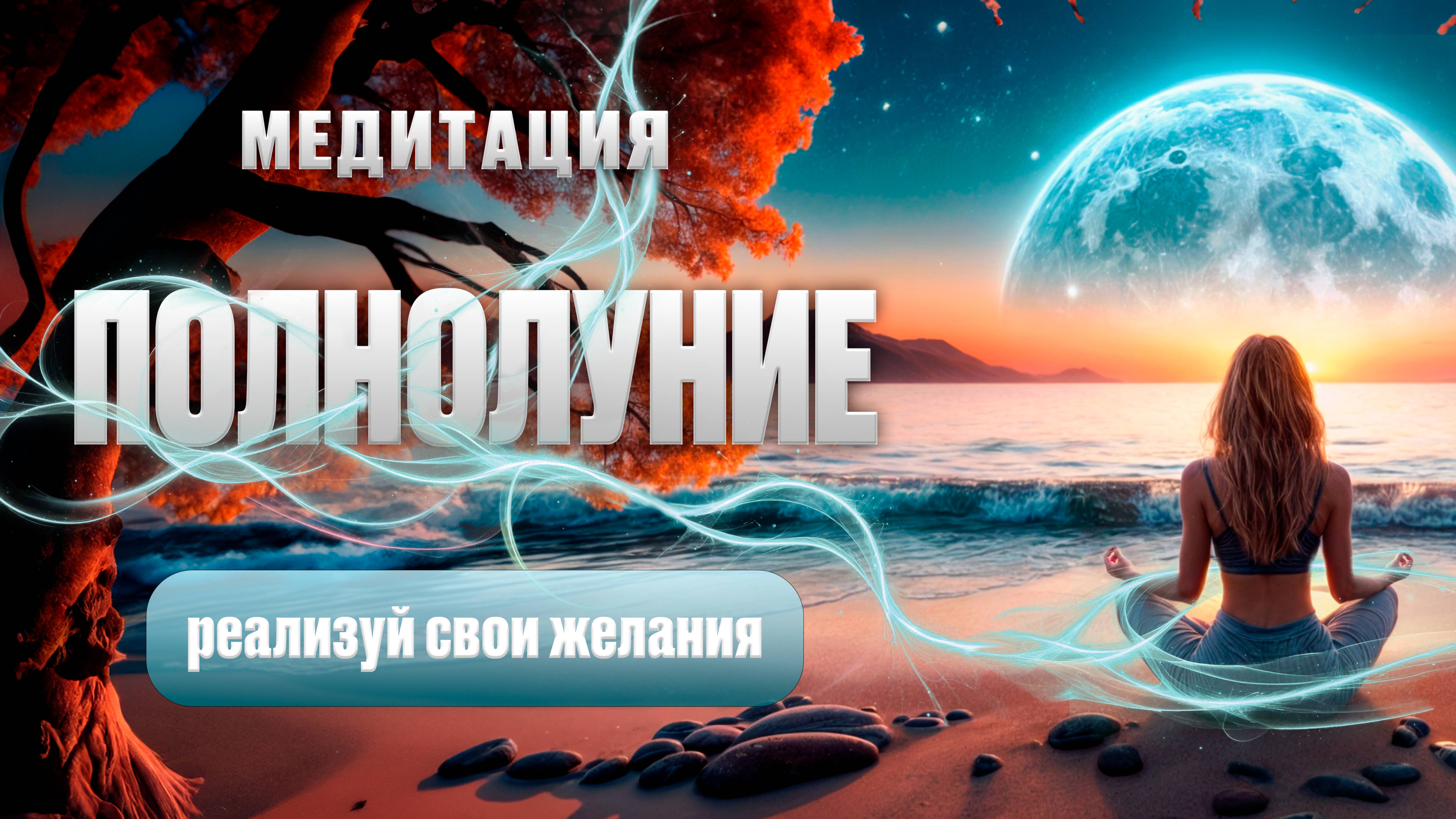 Мощная медитация Полнолуния. Впусти изобилие в жизнь