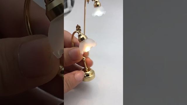 Миниатюрные светильники LED кукольная миниатюра #diy