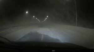 За минуты до снежного плена. Трасса М12 в Татарстане. Перекрытие.