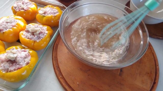 Фарширований перець з підливкою  // ДОМАШНЯ КУХНЯ.