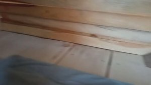 Нащельники в бане. Рассохлось дерево, немного подмарафетил.