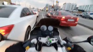 BMW R 1100 RS, небольшой прохват.