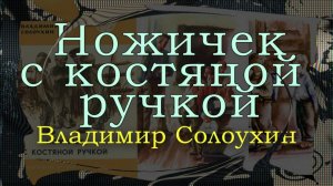 Отрывок из рассказ - Ножичек с костяной ручкой.