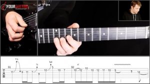 Hotel California Guitar Lesson & TAB - Guitar Solos Don Felder & Joe Walsh