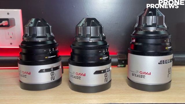 35mm Anamorphic Lenses with Incredible Power | DZOFILM PAVO | PRONEWS Global at NAB2023