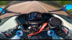 Прохват на спортбайке | honda CBR 600 rr