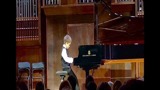 Лист - Юношеский Этюд Op. 1, N 4, Ре-минор | Liszt - Etude Op.1, N4 | Александр Зайцев (8 лет)