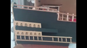 Сборка модели Повелитель морей от ДеАгостине. Балкон.