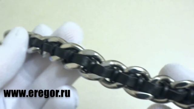 стальной браслет "Череп-братья Ральф"  B0010S