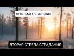 Вторая стрела страдания. Непротивление страданию как путь.