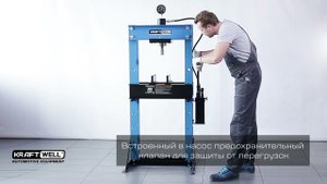 Обзор пресса 30 т. с ручным приводом KRWPR30 KraftWell (КНР)