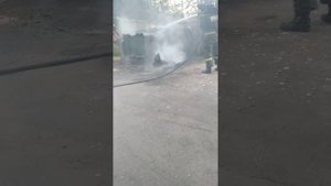 МУСОРКА  ГОРИТ!!! Ч.2 ВЫЗВАЛИ ПОЖАРНЫХ!!!