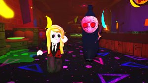 Выживаю с другими игроками! Роблокс Банан ест