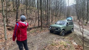 #SKrdLife Крутой подъем в гору на Ниве. Порезали колесо. Большие камни. Оторвали силовой бампер.