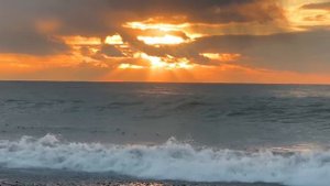 СОЧИ морской закат, шум моря🌅