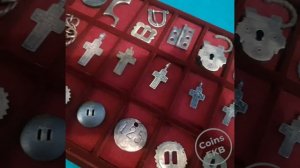 Планшет для хранения коллекций, футляр для монет, ювелирных изделий, под знаки отличия на 18 ячеек