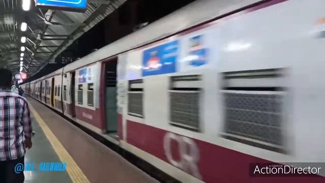 Jossep & BHEL EMU local train at Dadar (DR)| Retrofitted EMU Train spotted - Bharatiya Railworld.