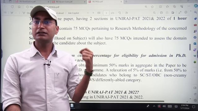 RAJASTHAN UNIVERSITY PHD ADMISSION 2024 | MPAT 2024 | RU PHD MPAT 2024 Exam Pattern by Suraj Sir