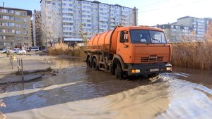 После сильного ливня в Краснодаре затопило Музыкальный микрорайон