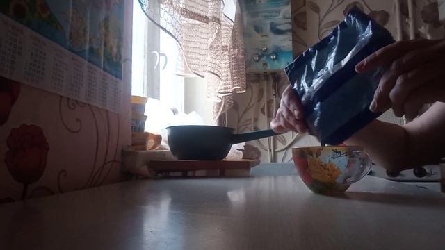 Маска из крахмала.