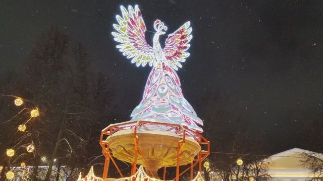 Киров Новогодняя столица России. Театральная площадь.