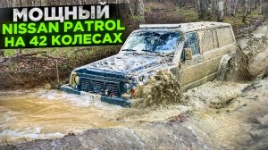 #SKrdOffroad Patrol с сердцем от BMW(M57) Патриот с мостами от газели LC70 с 3uz В лес после урагана