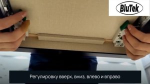 Направляющие скрытого типа, полного выдвижения Push-to-Open с доводчиком Movement