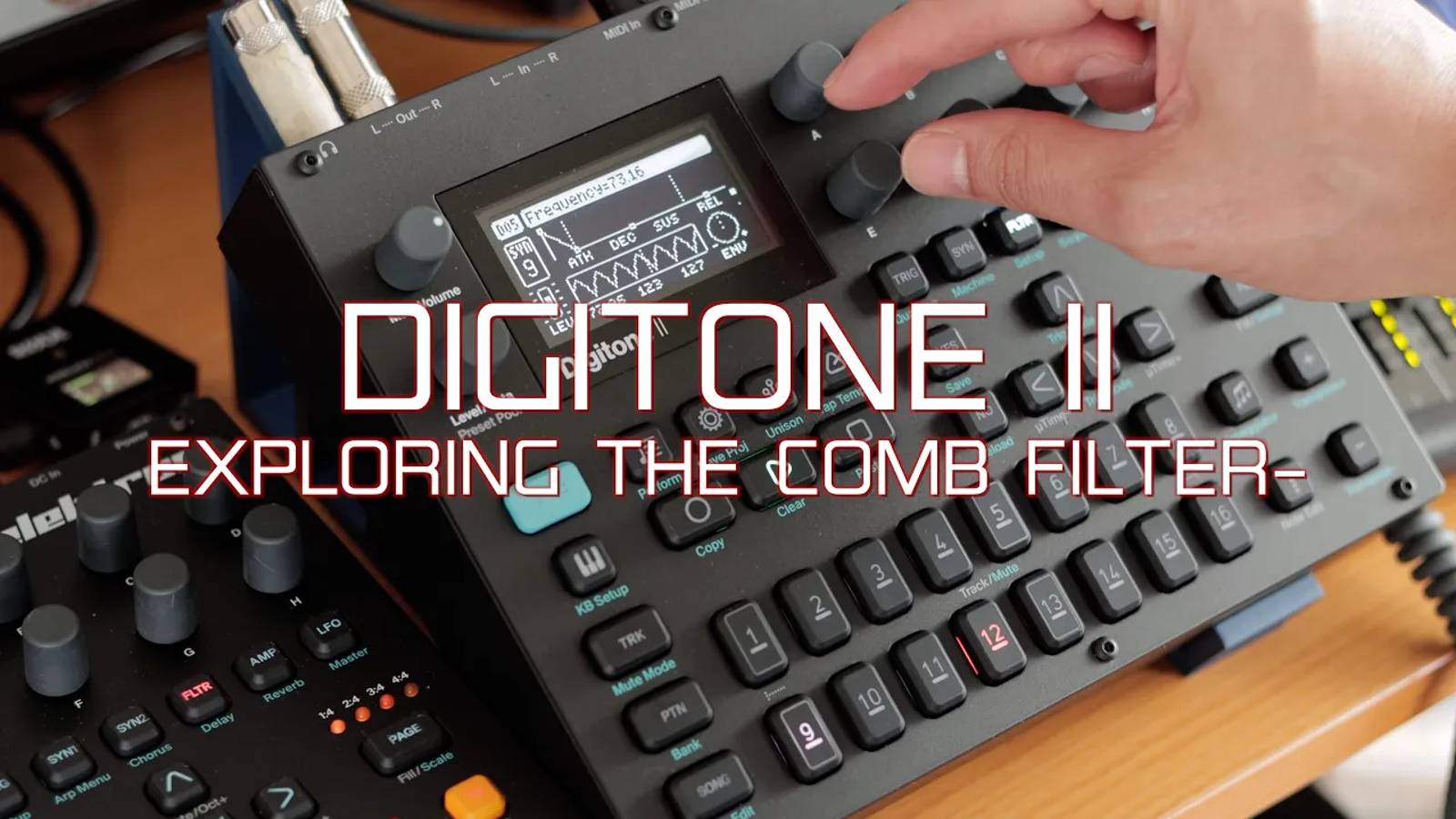 Elektron Digitone II: Exploring Comb Filter with FM Drum Engine