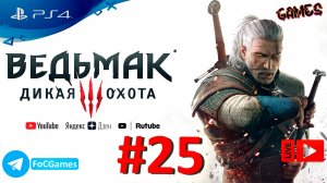 The Witcher III:Wild Hunt | Ведьмак 3: Дикая Охота | Стрим 25-2 | FOC